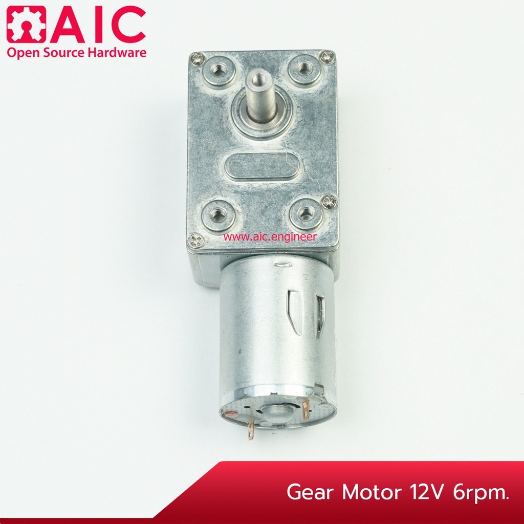 มอเตอร์-ทดรอบ-gear-motor-12v-ตัวเล็ก-ความเร็วรอบ-6-150-rpm-aic