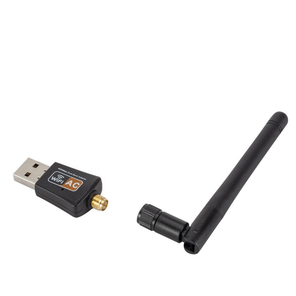 ภาพหน้าปกสินค้าWIFI USB ตัวรับสัญญาณ wifi 2.4G + 5G ไวไฟ USB usb wireless wifi dual band จากร้าน 321inbox บน Shopee