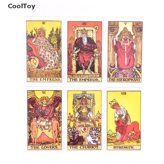 Cooltoy The Original Rider Waite Tarot Deck ไพ่ทาโรต์ภาษาอังกฤษเต็มรูปแบบ เกมกระดาน