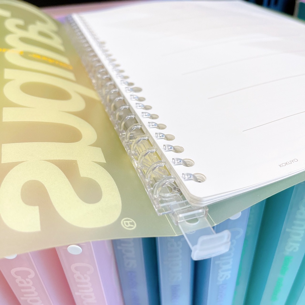 kokuyo-campus-b5-binder-notebook-26-รู-แฟ้มใส่เอกสารเติมไส้ได้-รุ่น-p733-มีให้เลือก-4-สี