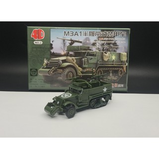 โมเดลรถหุ้มเกราะ M3A1 half-track vehicle