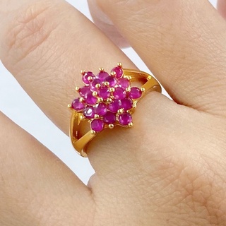 ภาพหน้าปกสินค้าแหวนพลอยดอกพิกุล มงคลทรัพย์ แหวนฟรีไซส์ แหวนทองชุบ แหวนเพชร [N38] แหวนทองไมครอน ซึ่งคุณอาจชอบราคาและรีวิวของสินค้านี้