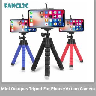 สินค้า ขาตั้งกล้องมือถือ Phone Mini Octopus Tripod For Gopro/insta360/OSMO action camera ขาตั้งกล้อง ตั้งมือถือ หนวดปลาหมึก 3 ขา