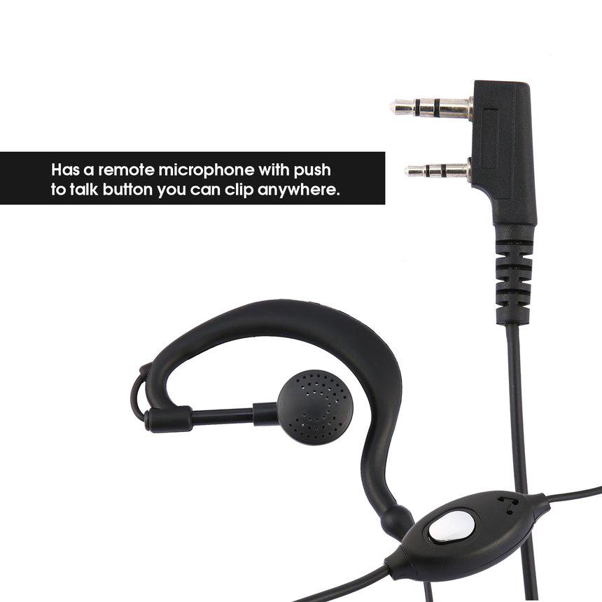 ภาพหน้าปกสินค้าของแท้ ชุดหูฟัง เครื่องมือสื่อสารวิทยุ สำหรับ Baofeng UV 5r Earpiece ที่เกี่ยวข้อง