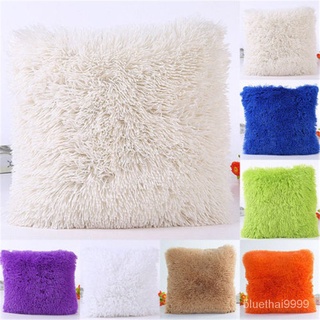 【บลูไดมอนด์】Sea Lion Cashmere Pillowcase Short Plush Pillow Cover Popular Square Plush Furry Pillowcase Cover Home Bed R
