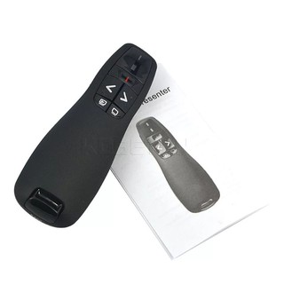 Mini Wireless Laser Pointer Presenter Receiver R400 2.4Gรีโมทคอนโทรลสีแดงเลเซอร์PPT PowerPoint Presentation