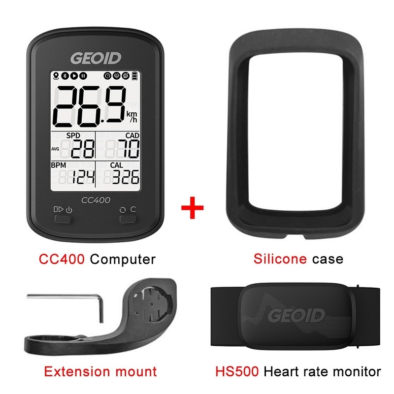 Geoid CC400 เครื่องวัดความเร็ว GPS ไร้สาย รองรับบลูทูธ กันน้ํา สําหรับ ...