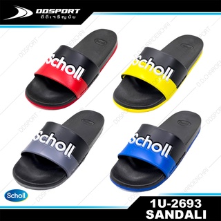 Scholl 1U-2693 SANDALI รองแท้าแตะสกอล์ลแบบสวม รุ่นพื้นนุ่ม