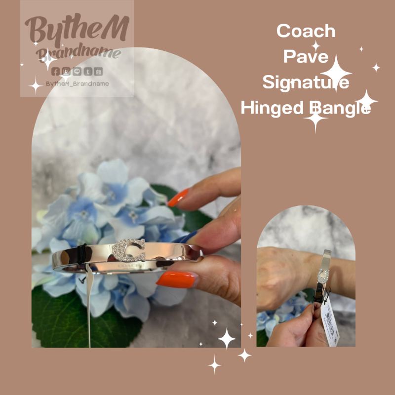 coach-pave-signature-hinged-bangle-กำไล-coach