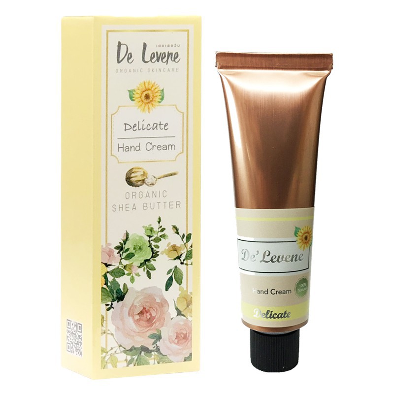 de-levene-hand-cream-organic-shea-butter-30ml-ครีมทามือ