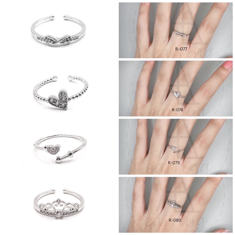 r73-108-แหวนมินิมอล-แหวนปรับขนาดได้-ฟรีไซส์-ราคาต่อ1วง-พร้อมส่ง