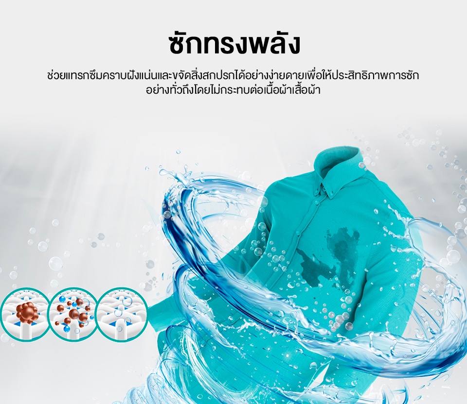 มุมมองเพิ่มเติมของสินค้า Hisense เครื่องซักผ้าฝาบนสองถัง สีขาว รุ่น WSRB1201W ความจุ 12 กก. New ไม่มีบริการติดตั้ง