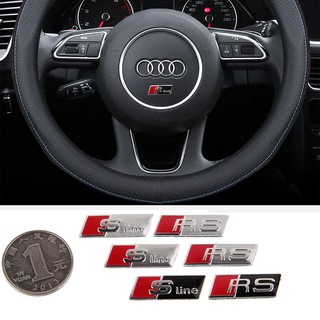 สติ๊กเกอร์โลหะสัญลักษณ์รถยนต์สําหรับ audi a 4 l a 5 a 6 a 7 a 8 tttro