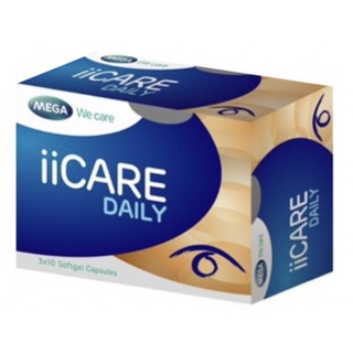 Icare Daily Mega We Care 30 แคปซูล บำรุงสายตา เมก้าไอแคร์ เดลี่