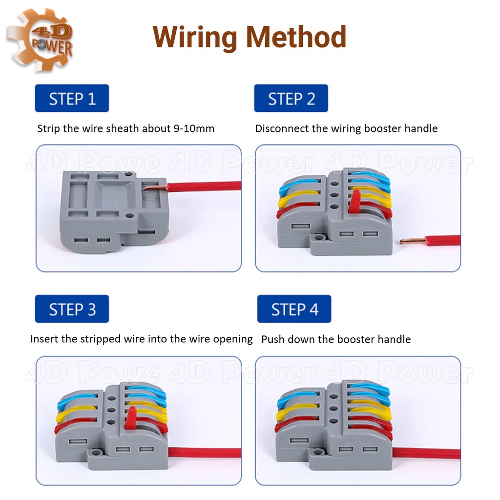 ภาพหน้าปกสินค้าเทอร์มินอล ขั้วต่อสายไฟแบบถอดได้ PCT SPL LT KV NVF1 FD, Electrical Lever Connectors Wire Splitter Terminal Block จากร้าน 4d.power บน Shopee