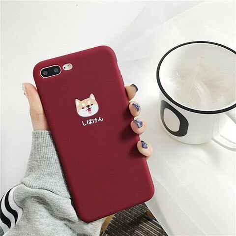 พร้อมส่งในไทย-เคสซิลิโคนชิบะ-ใช้สำหรับipทุกรุ่น-503