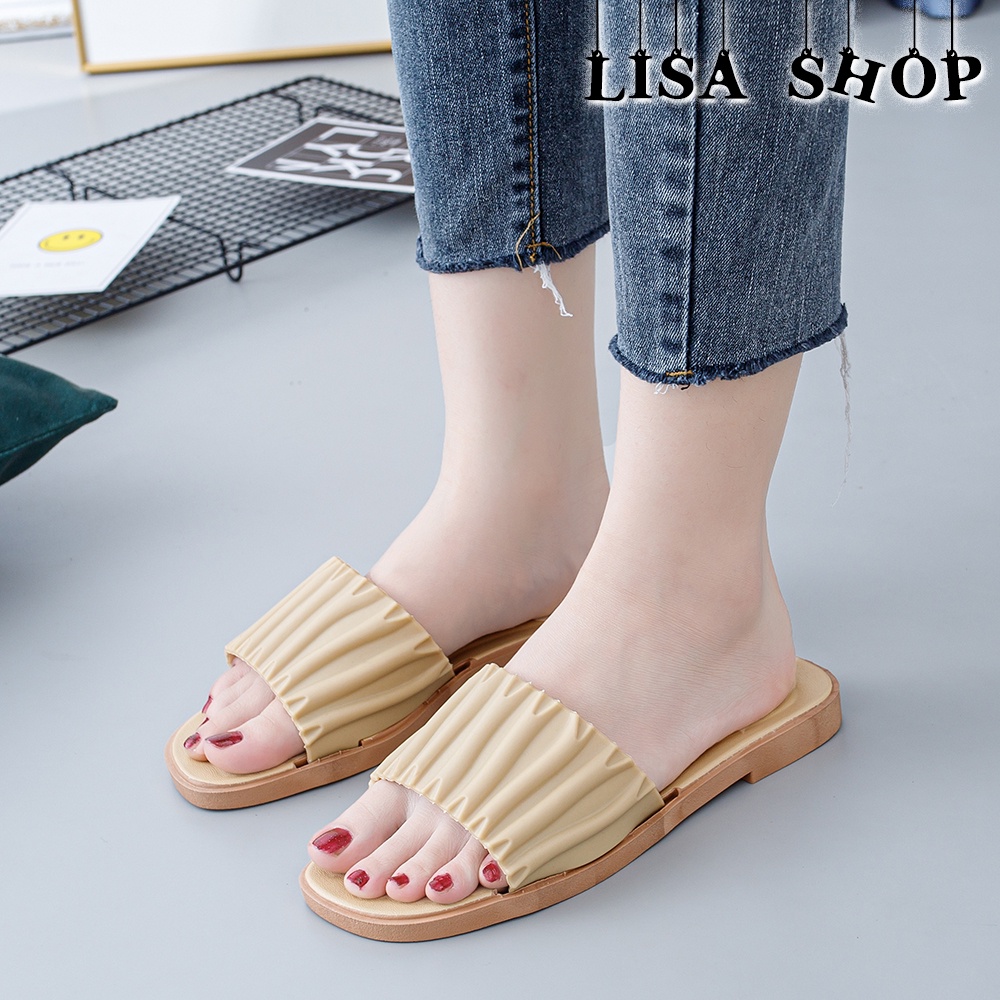 ภาพสินค้ารองเท้าแตะแฟชั่นเกาหลี รองเท้าแตะผู้หญิง นุ่ม วัสดุยางอย่างดี แข็งแรง ทนทาน น้ำหนักเบา T30 จากร้าน lisacny บน Shopee ภาพที่ 7
