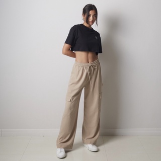 AHP001 Side pocket pants กางเกงขายาวทรงคาร์โก้ดีเทลกระเป๋าข้าง