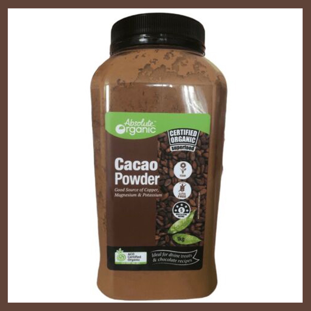 (สินค้านำเข้าจากออสเตรเรีย) absolute organic cacao powder | Shopee Thailand