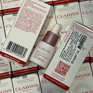 เซรั่ม ลดจุดดำ 😘 Clarins Bright Plus Advanced Dark Spot Targeting Serum 7 ml. ฉลากภาษาไทย ของแท้ 100%