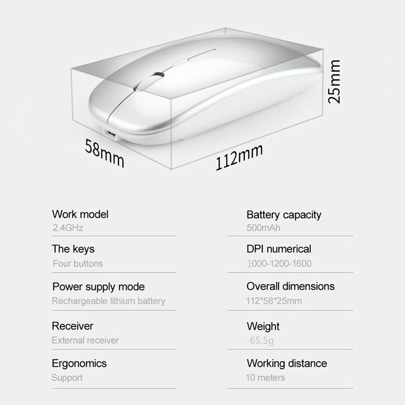 เมาส์ไร้สายไร้สายใช้สำหรับเมาส์ไร้สายแล็ปท็อปพีซีเมาส์ไร้สาย-2-4ghz