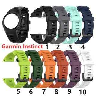 ภาพหน้าปกสินค้าสายนาฬิกาข้อมือซิลิโคน สำหรับ Garmin instinct ที่เกี่ยวข้อง