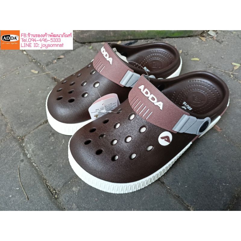 Adda เบอร์4-11 (46) รองเท้าหัวโต หุ้มหัว รุ่นใหม่ นิ่ม ใส่สบาย ไม่ลื่น ...