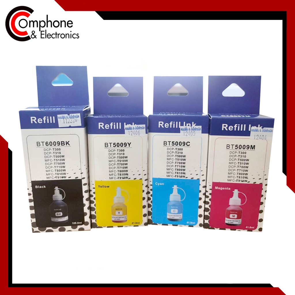 หมึกเติมสำหรับ Brother BT5009 สำหรับDCP-T300 / T310 / T500W / T510W ...