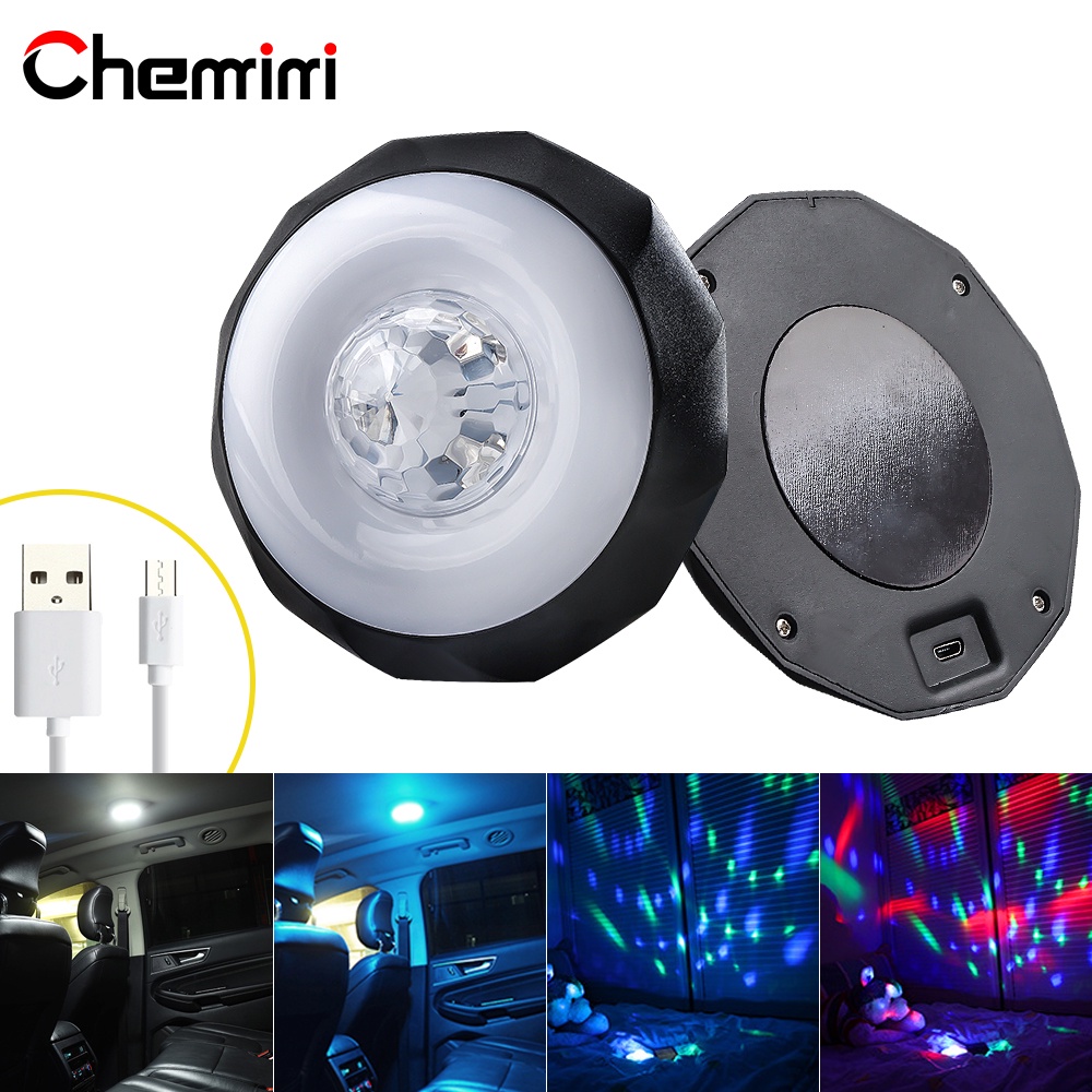 โคมไฟอ่านหนังสือ-led-10-ดวง-แบบโดมแม่เหล็ก-ชาร์จ-usb-สําหรับติดเพดานรถยนต์