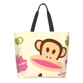 Paul Frank กระเป๋าสะพายไหล่ กระเป๋าช้อปปิ้ง โพลีเอสเตอร์ แบบพกพา