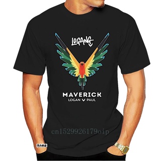 เสื้อยืดลําลอง พิมพ์ลายกราฟฟิค Logan Maverick Paul แฟชั่นสําหรับผู้ชาย