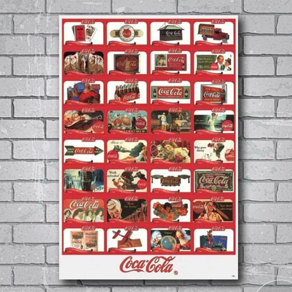 โปสเตอร์-coke-โค้ก-coca-cola-โคคา-โคล่า-โปสเตอร์โค้ก-โปสเตอร์ติดผนัง-โปสเตอร์สวยๆ-ภาพติดผนังสวยๆ-poster-ส่งemsด่วนให้คะ