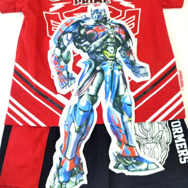 ชุดเด็ก-เสื้อยืด-กางเกง-หุ่นยนต์-ทรานส์ฟอร์เมอร์-transformers-สินค้าลิขสิทธิ์แท้