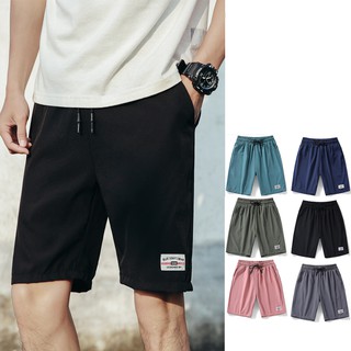 กางเกงขาสั้น กางเกงชายหาด ลําลอง พลัสไซซ์ 6 สี แฟชั่นสําหรับผู้ชาย