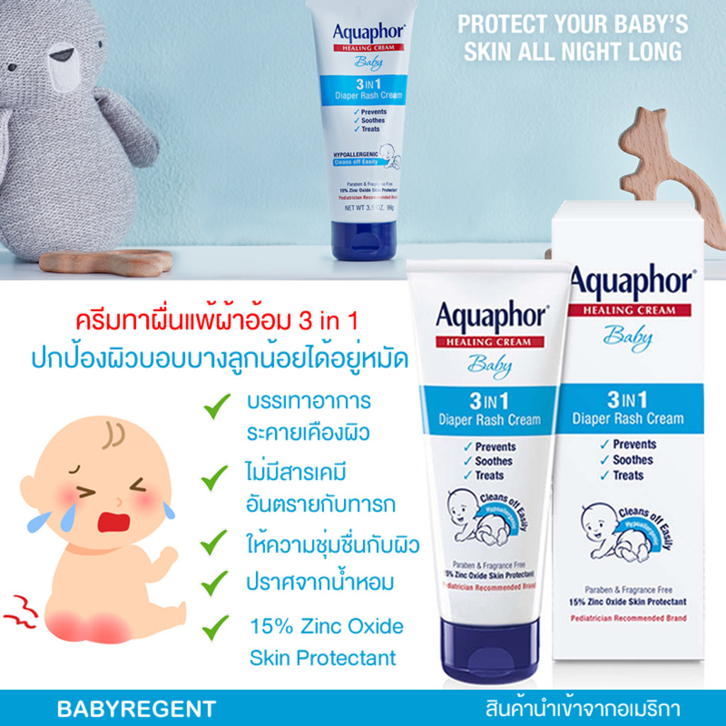 usa-ครีมลดผดผื่นผ้าอ้อม-ซึมซับรวดเร็ว-eucerin-aquaphor-baby-3in1-diaper-rash-ขนาด-99-กรัม