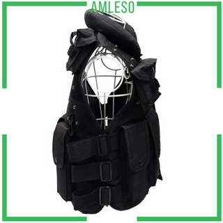 [AMLESO] Military Tactical Vest Holster Gear Paintball Army Plate Carrier Outdoor