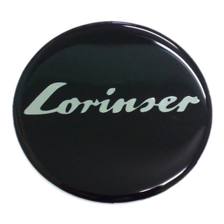 ราคาต่อ 2 ดวง 90mm. สติกเกอร์ LORINSER โรแลนเซอร์ สติกเกอร์เรซิน sticker rasin 90 mm. (9 cm.)