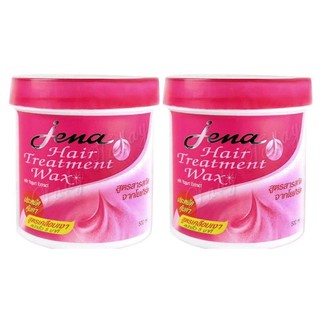 Jena Hair Treatment Wax with Yogurt Extract 500 ml. จีน่า สูตรสารสกัดจากโยเกิร์ต (แพ็คคู่)