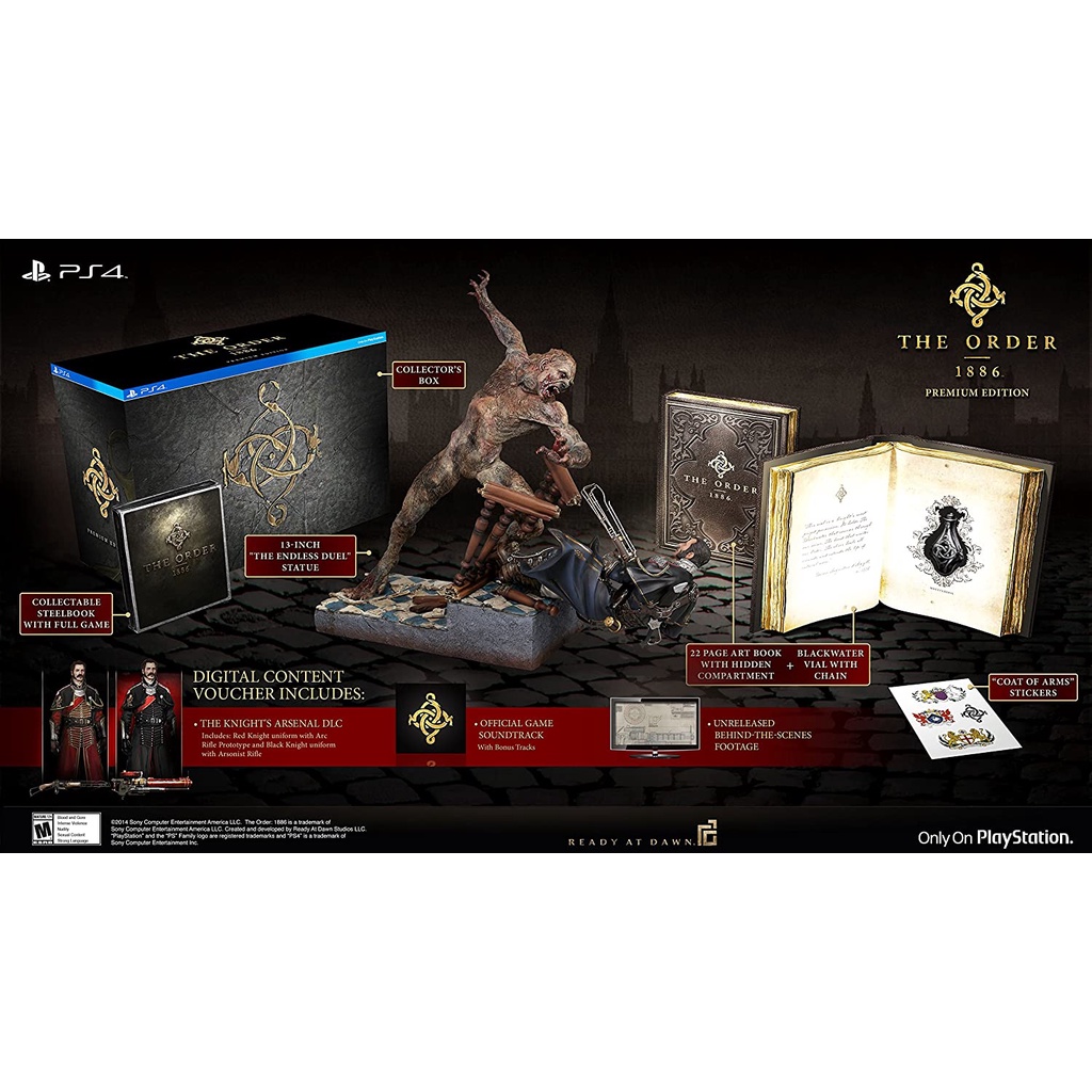 พร้อมส่ง] The Order : 1886 Premium Edition Zone Japan | Shopee 