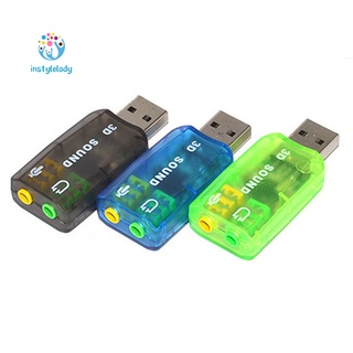 ภาพหน้าปกสินค้า✌Iy USB 2.0 to 3D Virtual Audio Sound Card Adapter Converter 5.1 Channels ที่เกี่ยวข้อง