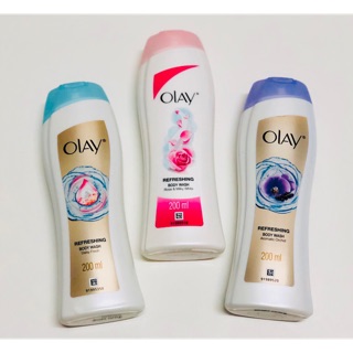 แพคคู่ 2 ขวด Olay Refreshing body wash ครีมอาบน้ำโอเลย์ ขนาด 200 มล.