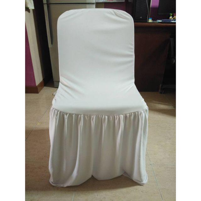 ภาพหน้าปกสินค้าผ้าคลุมเก้าอี้พลาสติกเนื้อผ้าไฮเกรดยืด ราคา50บาท 0929088926 จากร้าน ningshopp2000 บน Shopee