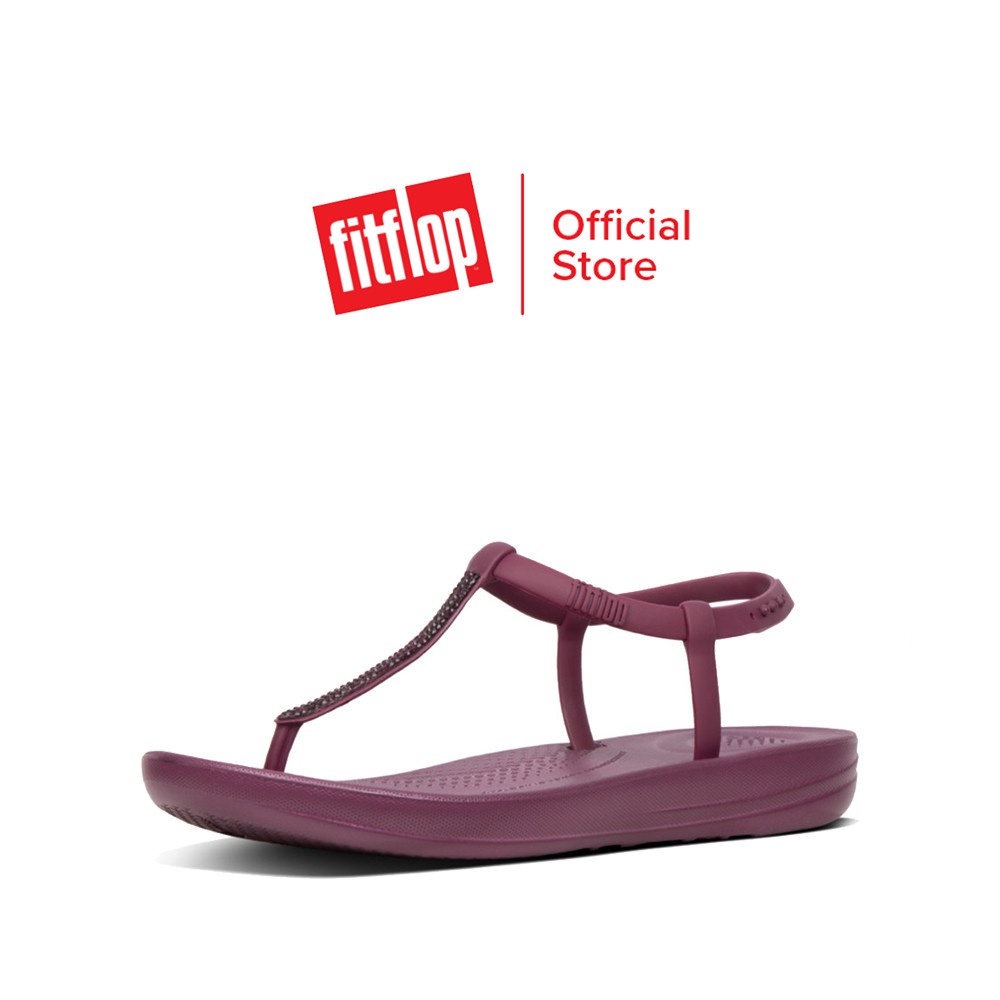 ภาพหน้าปกสินค้าFITFLOP IQUSHION รองเท้าแตะแบบรัดส้นผู้หญิง รุ่น R10-744 สี Lingonberry