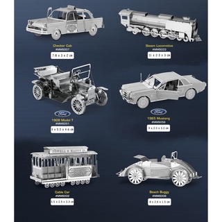 3D METAL MODEL KIT โมเดล3D collection car 3d รถยนต์ รถไฟ