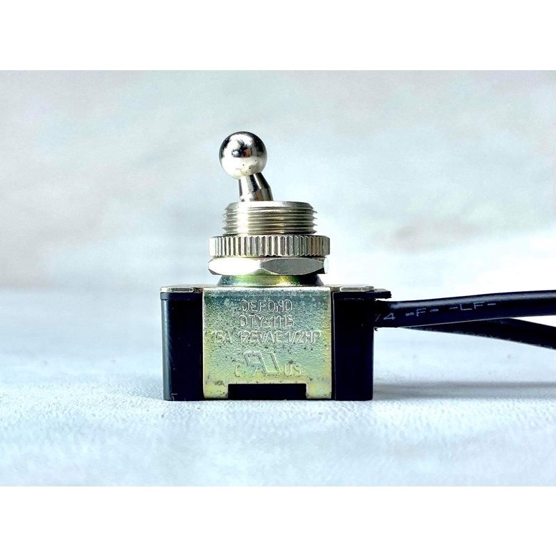 สวิตช์กระดก 15A 125VAC Switch On/Off สำหรับ รูขนาด 12 mm. 1/2 HP สายไฟ ...