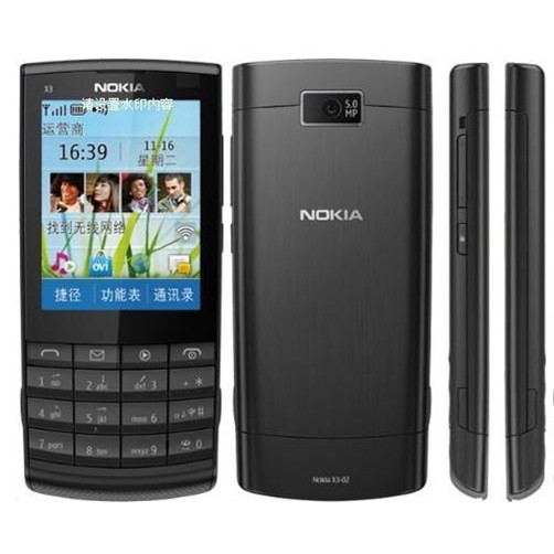 ชุดโทรศัพท์มือถือ-ของแท้-แบบเต็ม-สําหรับ-nokia-รุ่น-x3-02-original-full-set