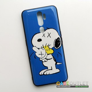 เคส Oppo A9 2020 | A5 2020 Snoopy สนูปปี้ ขอบยาง ผิวเงา