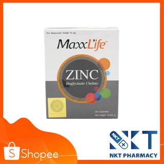 MaxxLife Zinc Amino Acid Chelate 30cap