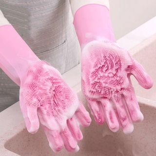 808  Cleaning gloves ถุงมือล้างจานซิลิโคน