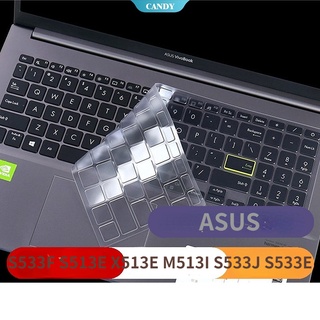 เคสซิลิโคนคีย์บอร์ดแล็ปท็อป 15.6 นิ้ว สําหรับ ASUS S533F S513E X513E M513I S533J S533E